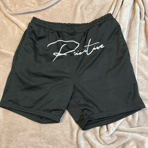 Men’s primitive mesh lined shorts large 5” inseam black